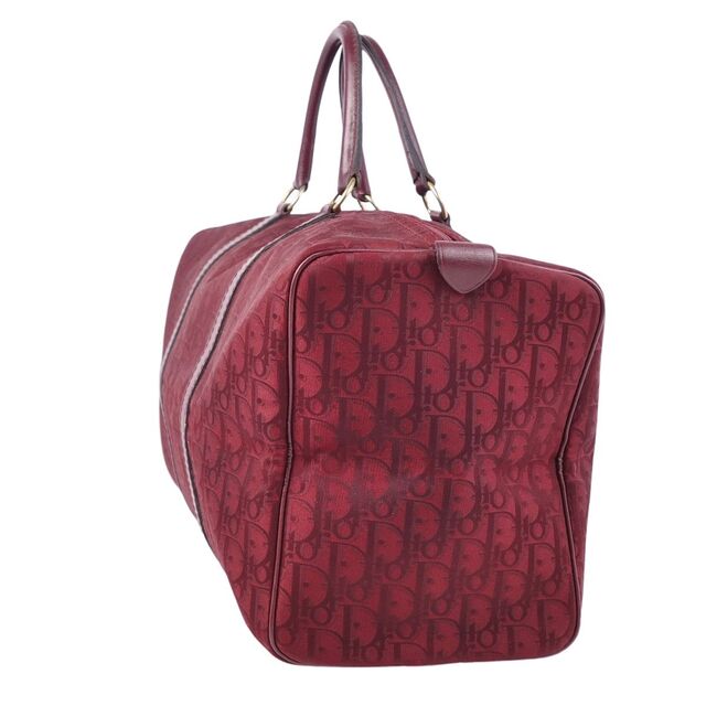 美品 Vintage クリスチャンディオール Christian Dior バッグ ボストンバッグ トロッター レディース キャンバス レザー 鞄 ボルドー 美品 Vintage クリスチャンディオール Christian Dior バッグ ボストンバッグ トロッター レディース キャンバス レザー 鞄 ボルドー