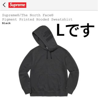 シュプリーム(Supreme)のSupreme The North Face Pigment ブラック　L(パーカー)