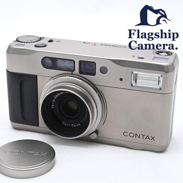 ❁完動品❁CONTAX TVS コンタックス フィルムカメラ フード付きCONTAXT