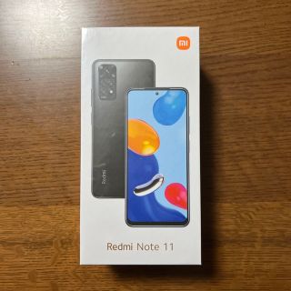 アンドロイド(ANDROID)の［新品未開封］ Redmi Note 11 Star Blue(スマートフォン本体)