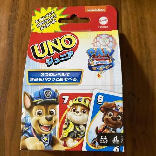 パウパトロール　UNOジュニア　新品未使用　ウノ　カードゲーム　マテル(トランプ/UNO)