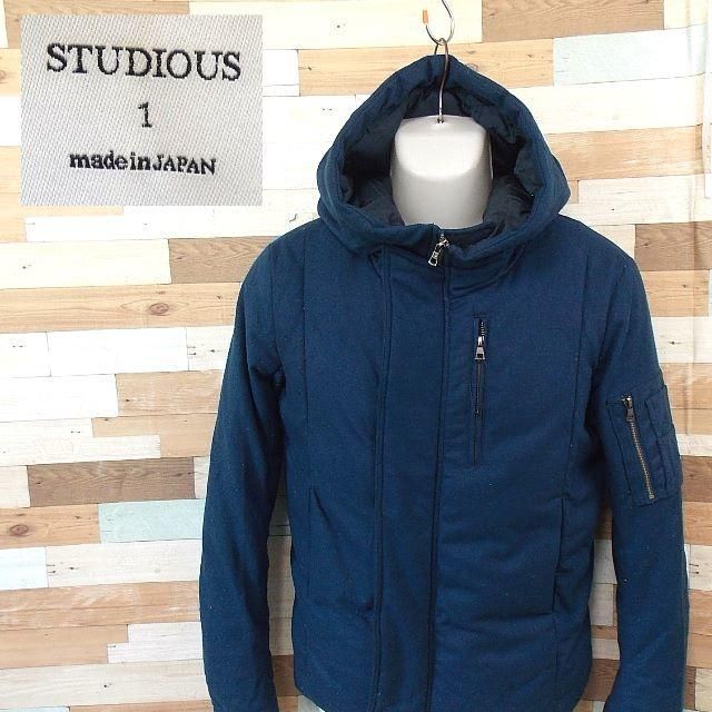 STUDIOUS(ステュディオス)の【STUDIOUS】 ステュディオス ダウンジャケット ダウン80% サイズ1 メンズのジャケット/アウター(ダウンジャケット)の商品写真