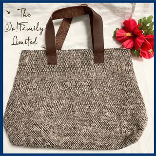 ドゥファミリー(DO!FAMILY)の【THE DO!FAMILY LIMITED】ツイード ミニトートバッグ 茶色(トートバッグ)