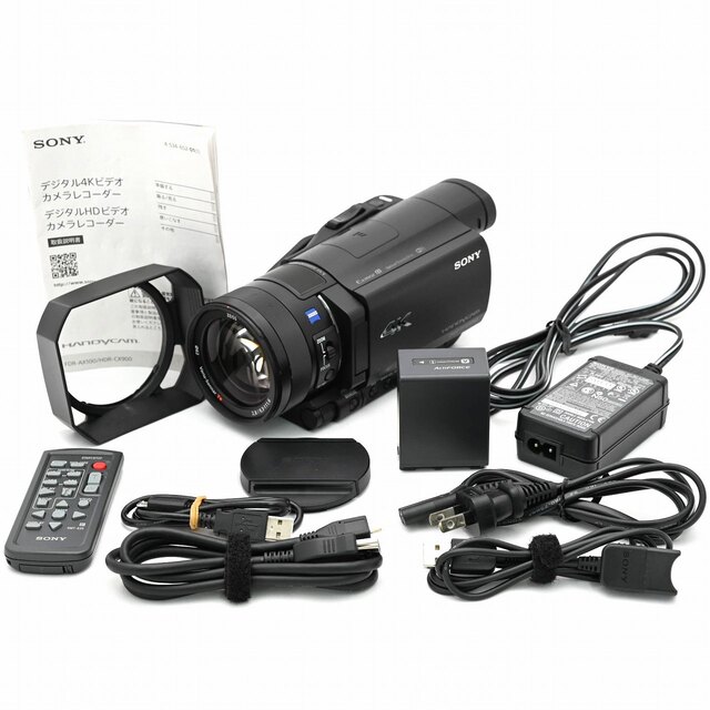 SONY(ソニー)のSONY FDR-AX100 ブラック スマホ/家電/カメラのカメラ(ビデオカメラ)の商品写真