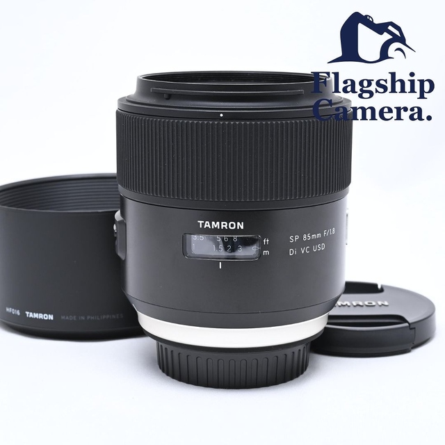 TAMRON(タムロン)のSP 85mm F1.8 Di VC USD キヤノン用 F016E スマホ/家電/カメラのカメラ(レンズ(単焦点))の商品写真