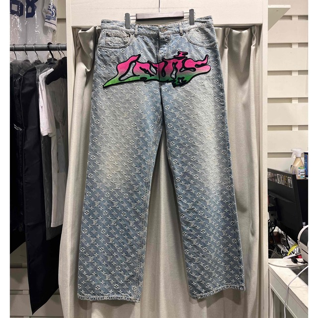 Louis Vuitton Baggy Denim Pants