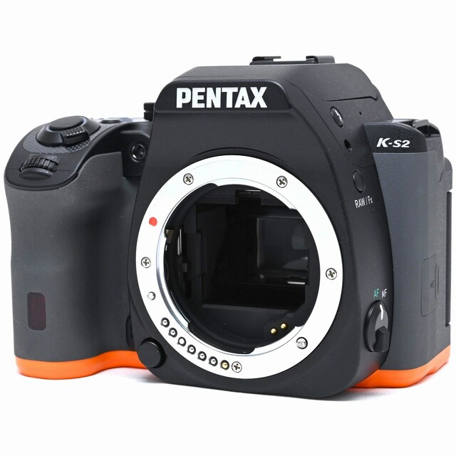 PENTAX K-S2 ボディ ブラック × オレンジ