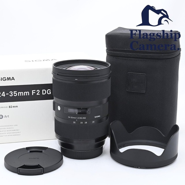 SIGMA(シグマ)のSIGMA 24-35mm F2 DG HSM キヤノン用 スマホ/家電/カメラのカメラ(レンズ(ズーム))の商品写真