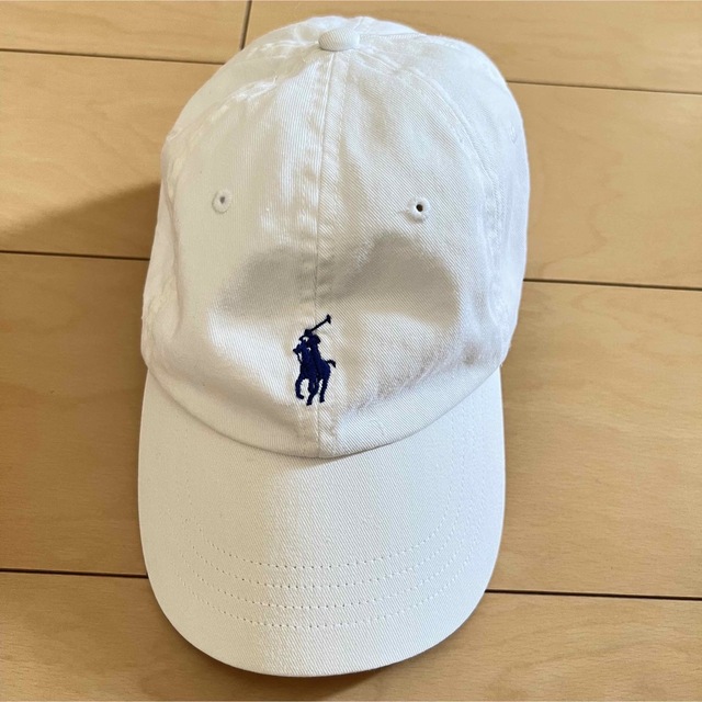 POLO RALPH LAUREN(ポロラルフローレン)のPOLO ラルフローレン　白キャップ レディースの帽子(キャップ)の商品写真