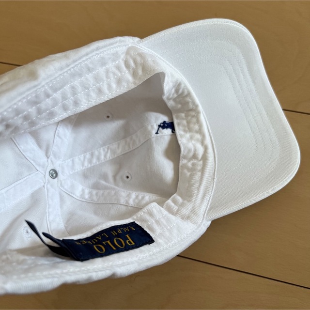 POLO RALPH LAUREN(ポロラルフローレン)のPOLO ラルフローレン　白キャップ レディースの帽子(キャップ)の商品写真