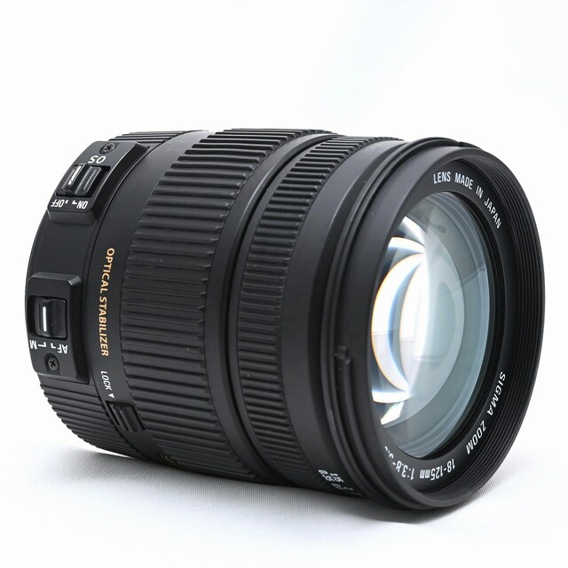 SIGMA(シグマ)のSIGMA 18-125mm F3.8-5.6 DC OS HSM キヤノン用 スマホ/家電/カメラのカメラ(レンズ(ズーム))の商品写真