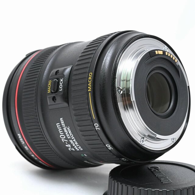 Canon(キヤノン)のCANON EF24-70mm F4L IS USM スマホ/家電/カメラのカメラ(レンズ(ズーム))の商品写真