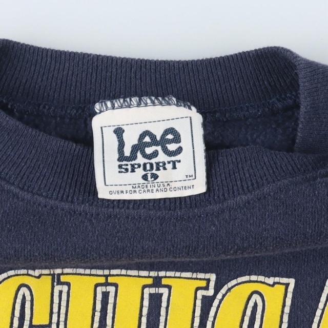 90年代 リー Lee SPORT MICHIGAN ミシガン大学 カレッジスウェット