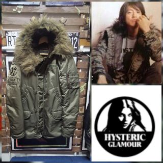 ヒステリックグラマー(HYSTERIC GLAMOUR)の★キムタク着★ヒステリックグラマー　プリマロフト　N3Bジャケット Mサイズ(フライトジャケット)