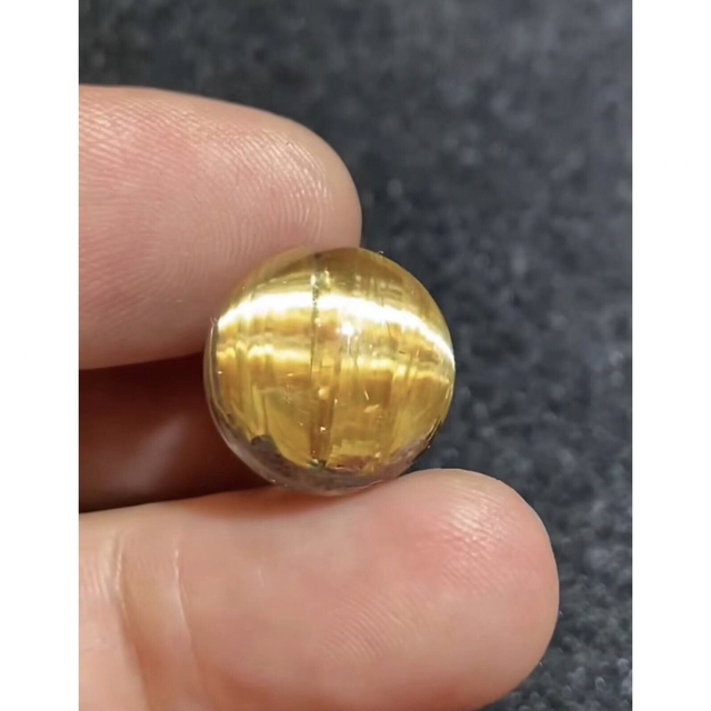 上等な ⭐︎【天然】タイチンクオーツ 丸玉 15mm 各種パーツ