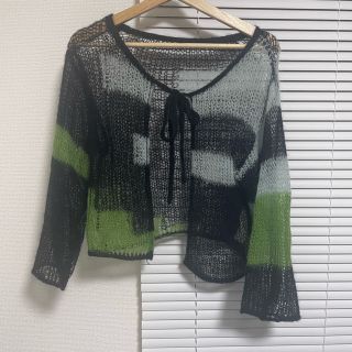 ロク(6 (ROKU))のスドーク soduk patchwork knit cardigan(ニット/セーター)