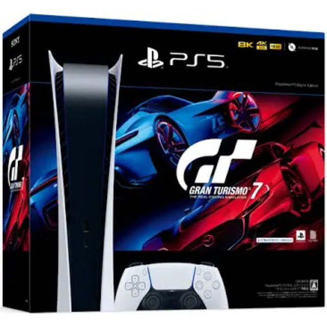 PlayStation(プレイステーション)のPS5 PlayStation 5  “グランツーリスモ７” 同梱版 エンタメ/ホビーのゲームソフト/ゲーム機本体(家庭用ゲーム機本体)の商品写真