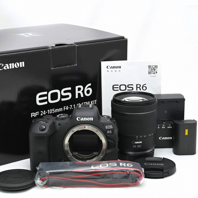 【超お買い得！】 Canon レンズキット STM IS RF24-105 R6 EOS CANON - デジタル一眼