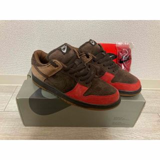 ナイキ(NIKE)の2003年 デッドストック NIKE DUNK SB つま赤 bison(スニーカー)