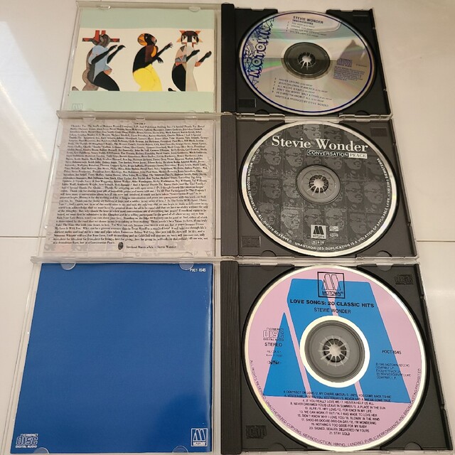 スティーヴィー・ワンダーCD３枚セット エンタメ/ホビーのCD(R&B/ソウル)の商品写真