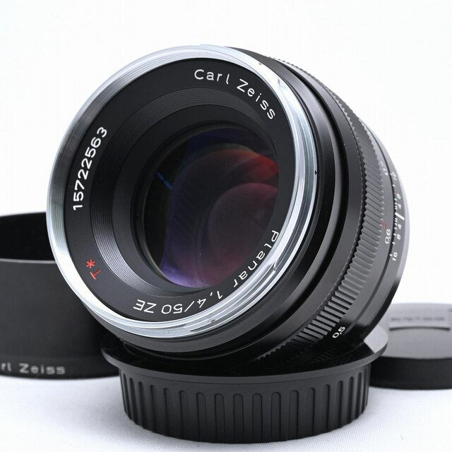 Carl Zeiss Planar T 1.4 50 SLR 広角レンズ ブラ…