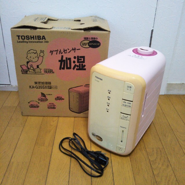 箱つき　TOSHIBA　加湿器　ダブルセンサー加湿　東芝加湿器　6畳　10畳