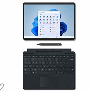 surface pro8 キーボード付き　プラチナ(ノートPC)