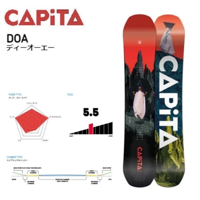 正規品販売! capita キャピタ doa 美品 154 ボード - www.eemza.com.gt