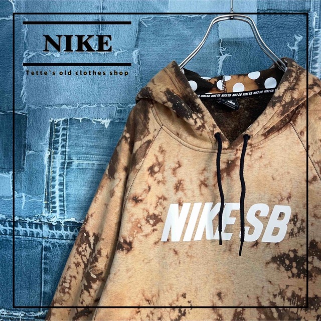 NIKE(ナイキ)のナイキSB【パーカー/フーディ/プルオーバー】ブリーチ プリント 海外XLサイズ メンズのトップス(パーカー)の商品写真