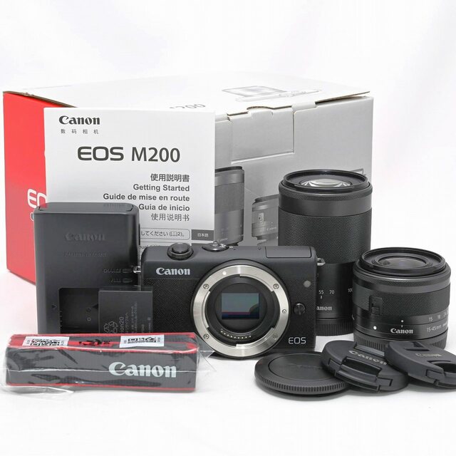 Canon - CANON EOS M200 ダブルズームキット ブラック