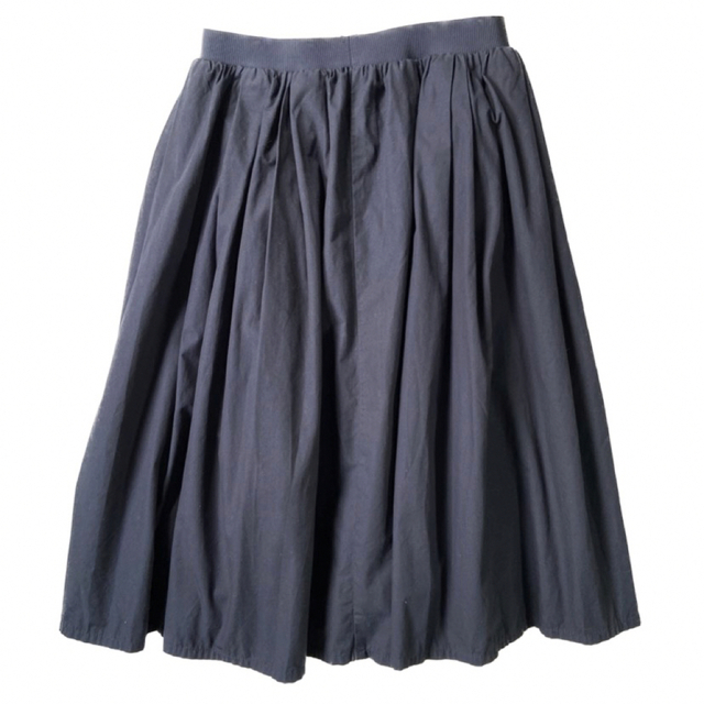 Ray BEAMS(レイビームス)のRay BEAMS プリーツスカート ネイビー 0 シンプル ギャザー レディースのスカート(ひざ丈スカート)の商品写真