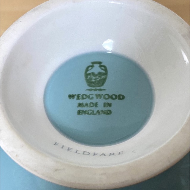 WEDGWOOD(ウェッジウッド)のウェッジウッド  フィールドフェアターコイズ　シュガーボウル　美品 インテリア/住まい/日用品のキッチン/食器(食器)の商品写真