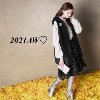 ルネ(René)のRene ♡ ボア ♡ ジレ ♡ フーディ ♡ 2021aw ♡(ダウンベスト)