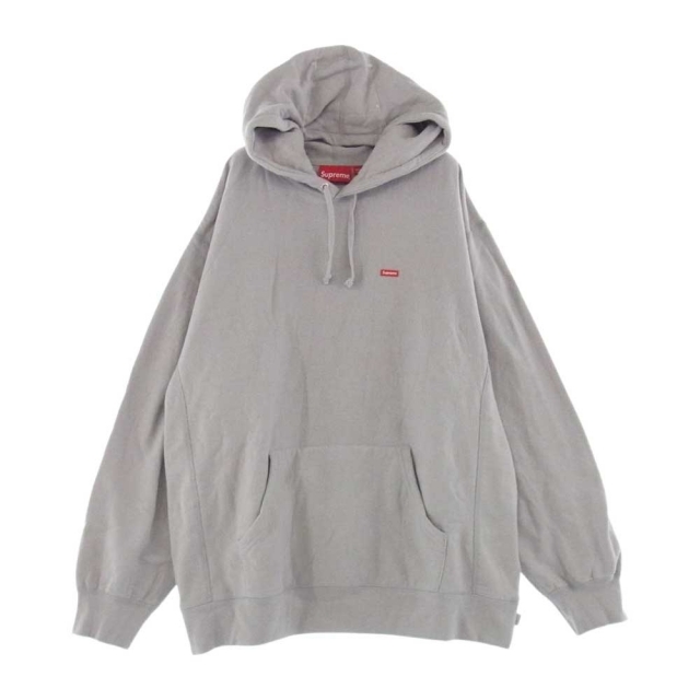 Supreme シュプリーム パーカー Small Box Logo Hooded Sweatshirt スモールボックスロゴ パーカー グレー系 L約56cm着丈