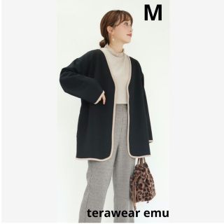 シマムラ(しまむら)の【試着のみ】terawear emu 配色カーディガン M(カーディガン)