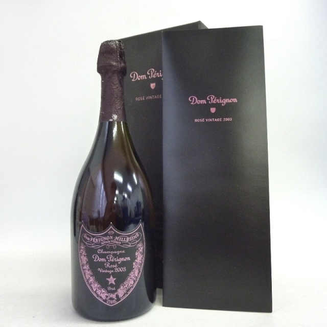 未開封★Don Perignon【ドンペリニヨン】 ヴィンテージ ロゼ 2003 750ml 冊子付 箱付