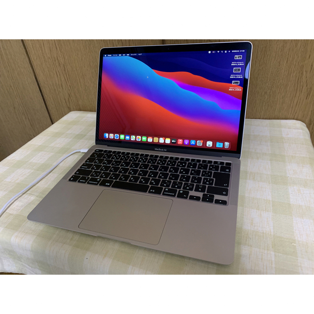 Mac (Apple)(マック)の【美品】MacBook air M1 GPU8g 512g スマホ/家電/カメラのPC/タブレット(ノートPC)の商品写真