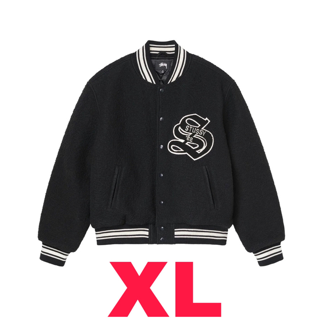 stussy CASENTINO WOOL VARSITY JACKET XL