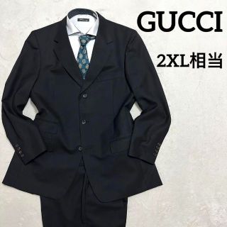 グッチ(Gucci)の515 美品　グッチ　セットアップ　黒　2XL相当　3B(セットアップ)