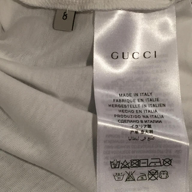 Gucci(グッチ)の専用‼︎【新品】GUCCIキッズ☆size8 キッズ/ベビー/マタニティのキッズ服女の子用(90cm~)(Tシャツ/カットソー)の商品写真