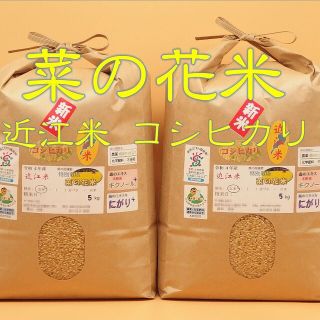 《こずま様専用》令和4年産☆特別栽培菜の花米☆20kg☆近江米コシヒカリ☆玄米(米/穀物)