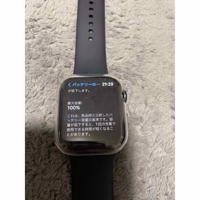 Apple(アップル)のApple Watch SE 第1世代　44mm スペースグレイアルミニウム メンズの時計(腕時計(デジタル))の商品写真