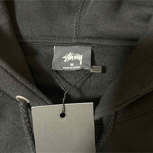 STUSSY - STUSSY センター刺繍ロゴ プルオーバーパーカー 新品の通販