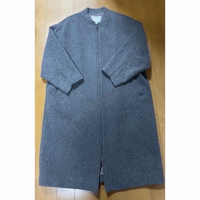 ビアズリー 美品《 petite taille 》袖ニットコンビコート 見逃せない