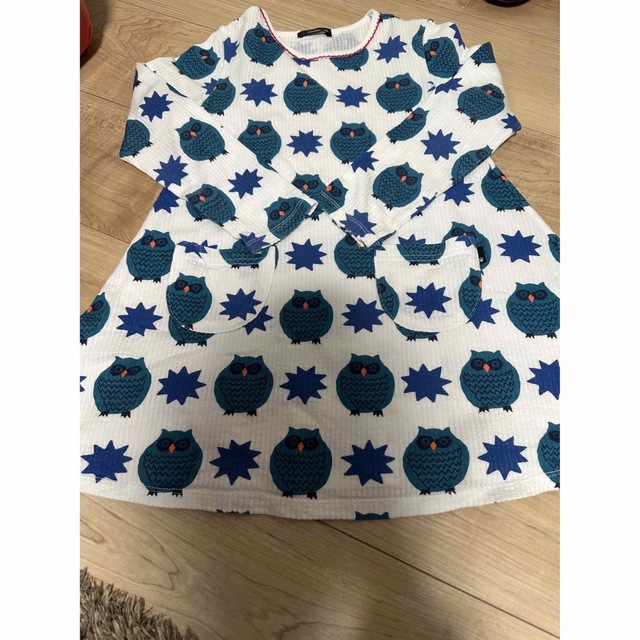 MARKEY'S(マーキーズ)のマーキーズ　ふくろう　ワンピース　120 キッズ/ベビー/マタニティのキッズ服女の子用(90cm~)(ワンピース)の商品写真