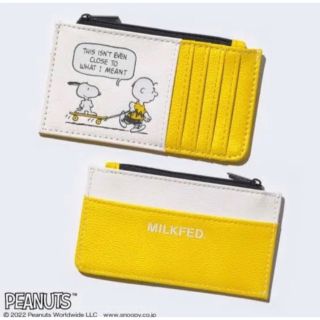 ピーナッツ(PEANUTS)のmini10月号 付録 スヌーピー&チャーリー・ブラウン  マルチウォレット(財布)