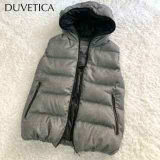 デュベティカ(DUVETICA)の美品✨デュベティカ ダウンベスト FEBEDUE フェベデュエ ウール シルバー(ダウンベスト)