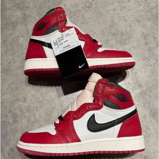 ナイキ(NIKE)の新品 AIR JORDAN 1 RETRO HIGH OG GS CHICAGO(スニーカー)