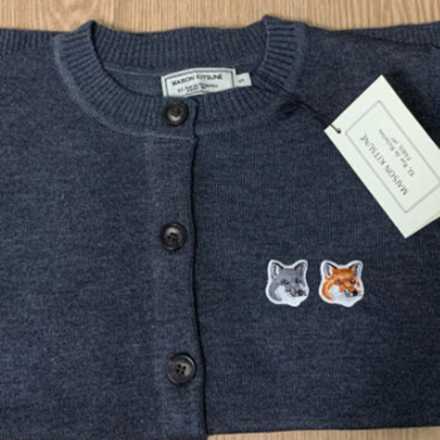 得価定番】 MAISON KITSUNE' - 美品 メゾンキツネ カーディガン L
