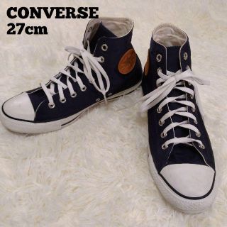 コンバース(CONVERSE)のCONVERSE ナイロン生地 27cm パープル(スニーカー)